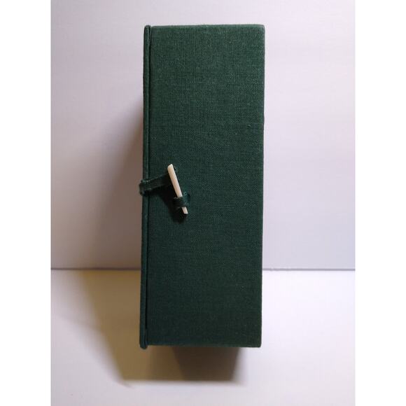 Teardrop Christmas Tree Glass Ornament Snowy Tree Branches Surreal Reverse Paint - Picture 3 of 6